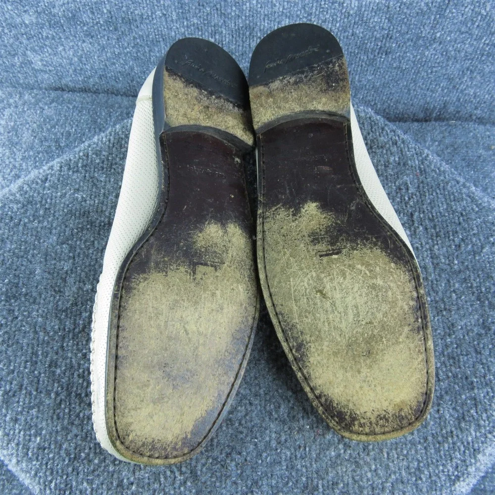 Sandro Moscoloni Capri Ice Men Loafer Shoes Sz 11.5 Medium Beige Leather Slip On